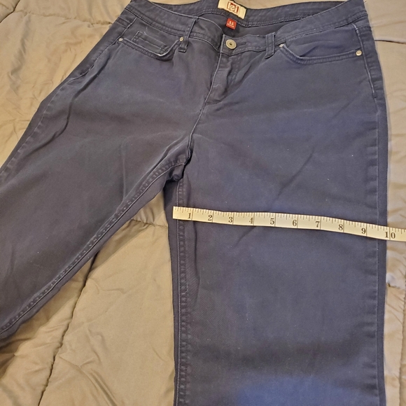 LEI Women's Pants Navy Blue Size 11 - Picture 8 of 12